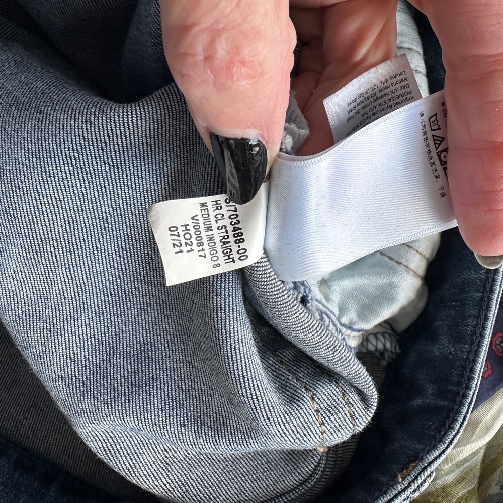 GAP Blue Straight Leg Jeans Classic Style - Picture 5 of 8